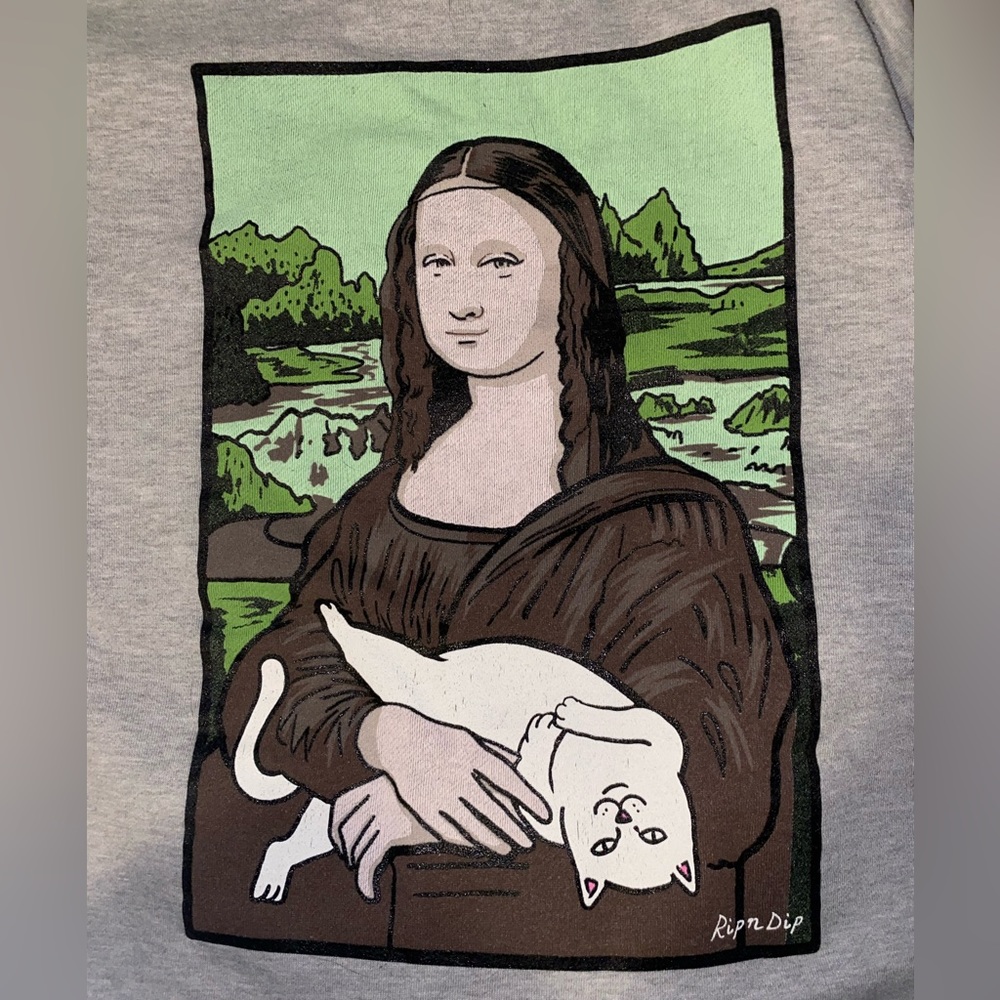 Grey Ripndip Mona Lisa Sweatshirt